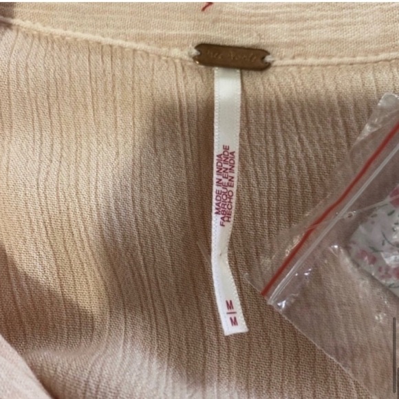 Free People Pretty Cozy Maxi Smock Dress Ecru maxi - Picture 15 of 16